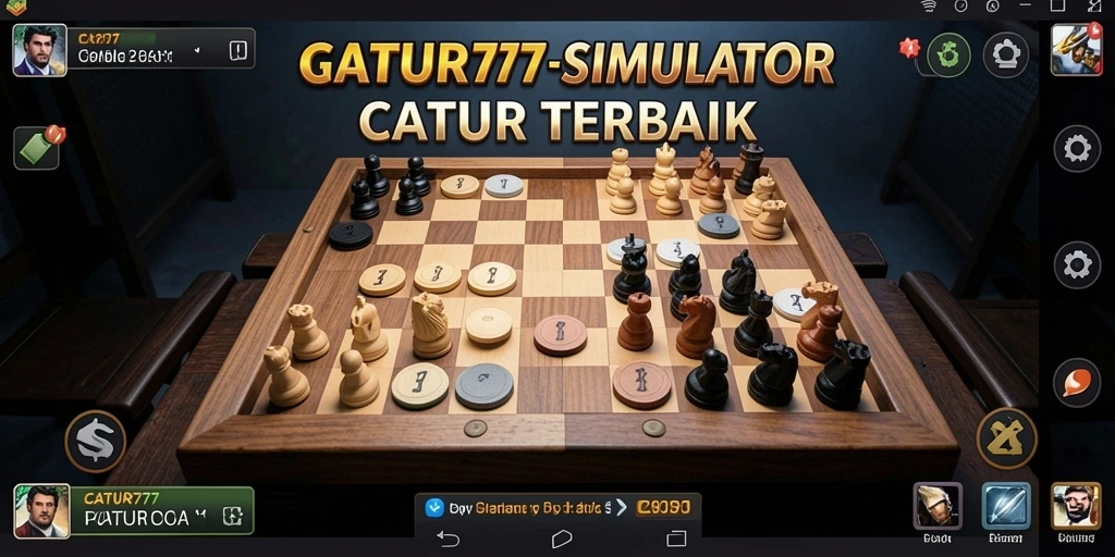 Tampilan gameplay menarik dari CATUR777 dengan desain intuitif.