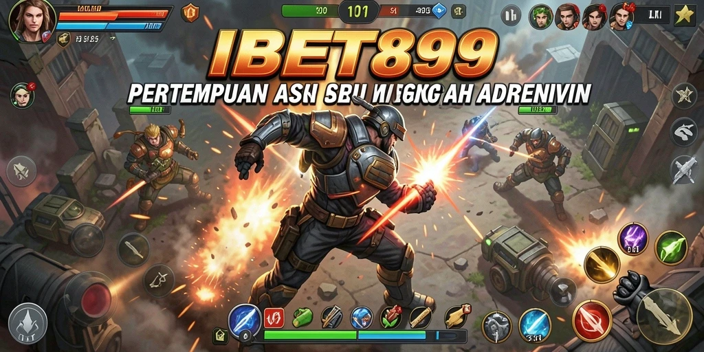 Tangkapan layar menampilkan dinamika pertarungan seru dalam IBET899.