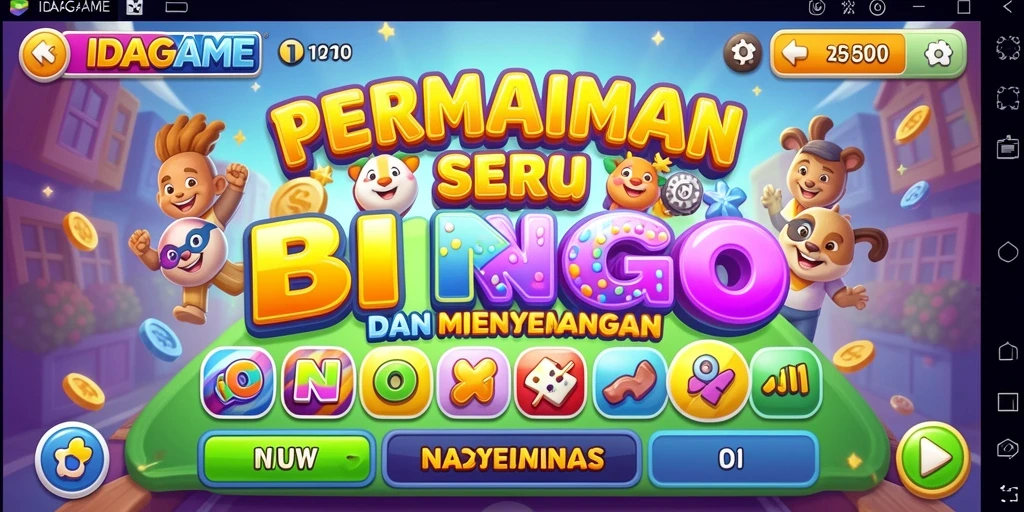 Tampilan gameplay IDAGAME yang mengasyikkan dan interaktif.