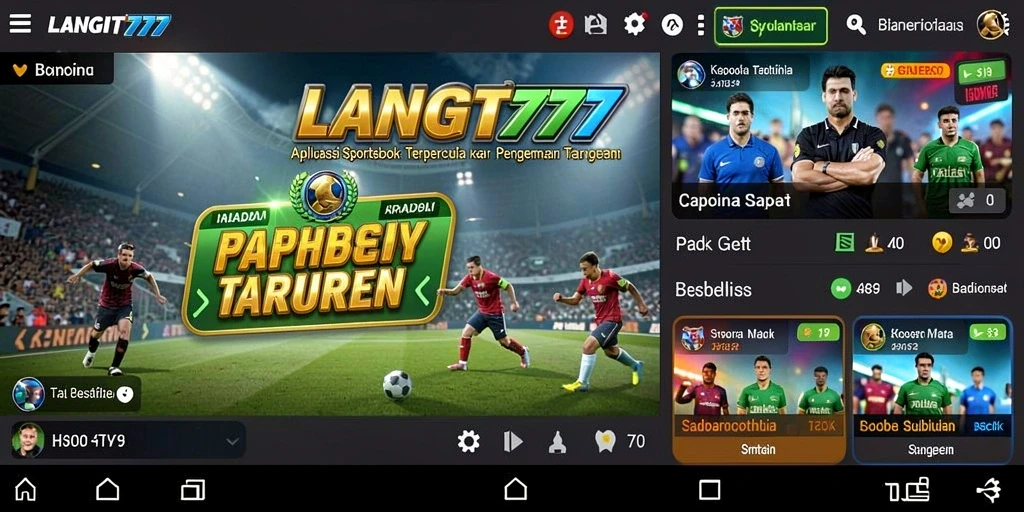 Tampilan screenshot LANGIT777 menampilkan pengalaman taruhan yang menarik dan interaktif.