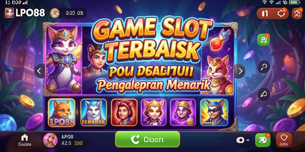 Tampilan gameplay LPO88 yang menarik dan penuh warna.