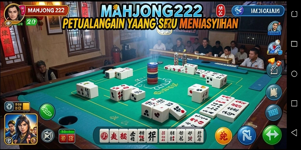 Menampilkan gameplay memancing yang seru dan menantang di MAHJONG222.