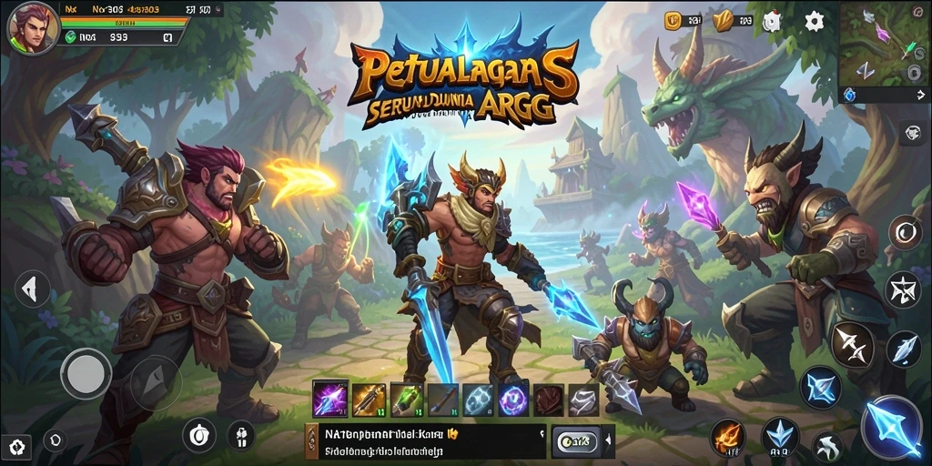 Gameplay seru di dunia ARPG NX303 yang penuh aksi.