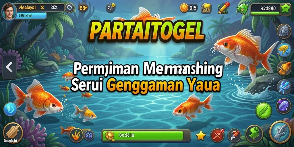 Tampilan gameplay memancing yang seru dan menarik.