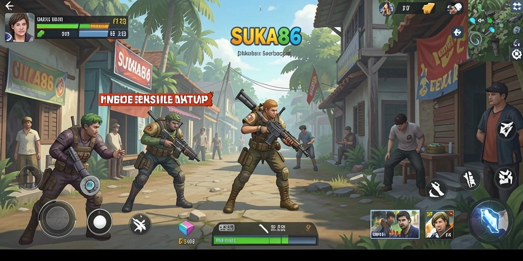 Tampilan antarmuka utama SUKA86 yang sederhana dan fungsional.