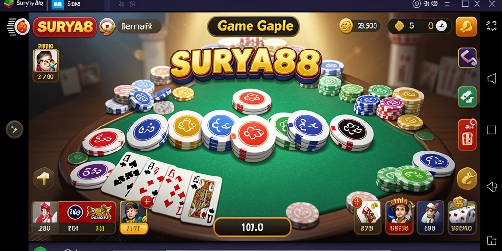 Tampilan menarik dari gameplay SURYA88 yang seru.