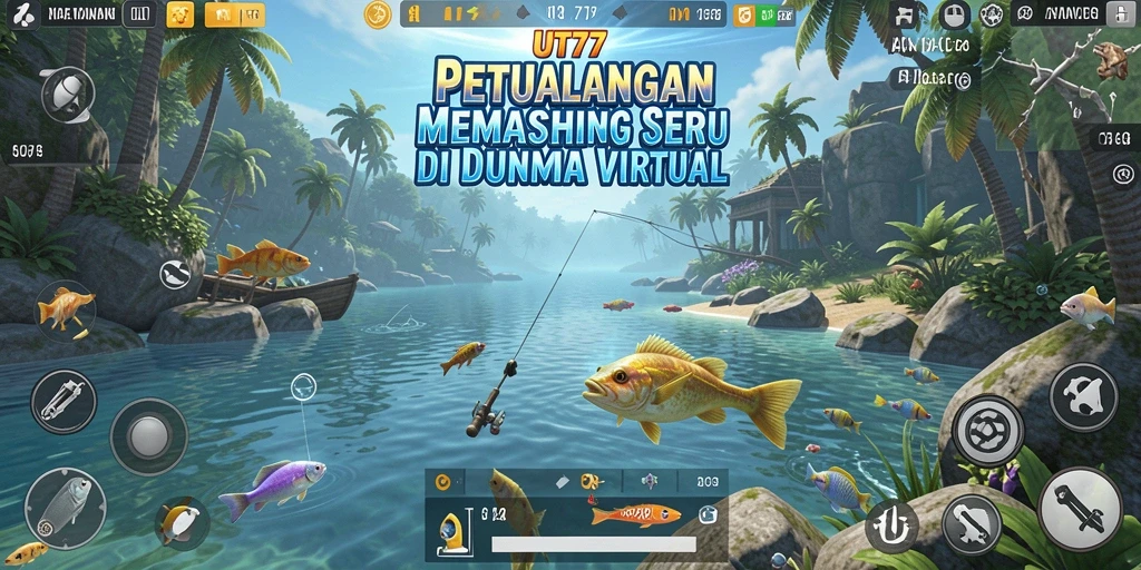 Tampilan gameplay UT77 yang memukau dengan suasana memancing yang realistis.