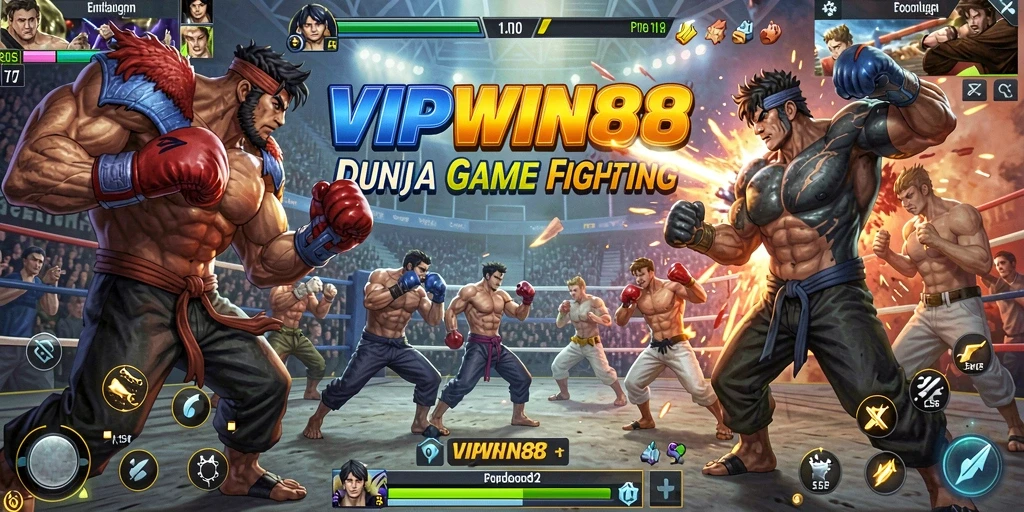 Tampilan menarik dari gameplay Fighting di VIPWIN88.