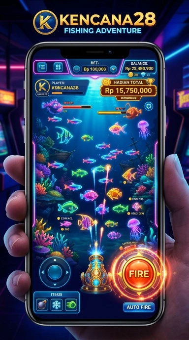 Tampilan utama aplikasi kencana28 dengan antarmuka yang user-friendly.
